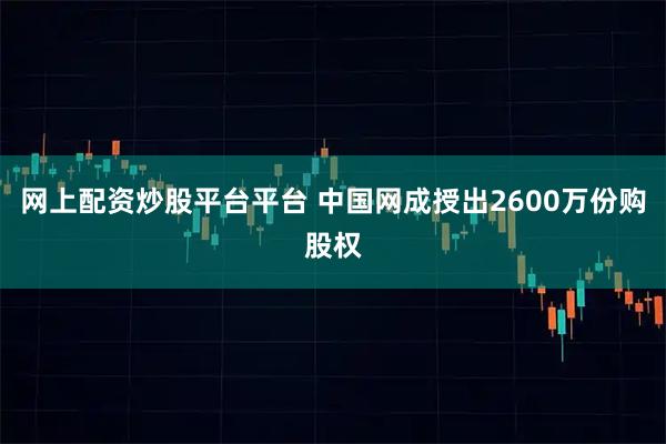 网上配资炒股平台平台 中国网成授出2600万份购股权